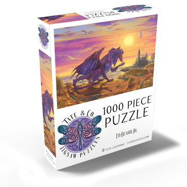 Treasure By The Shore Dragon - Ed Beard Jr 1000 Jigsaw Puzzle box view2