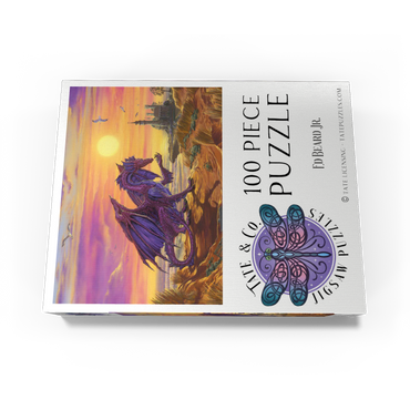 Treasure By The Shore Dragon - Ed Beard Jr 100 Jigsaw Puzzle box view3