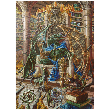 puzzleplate Kairos The Archivist Dragon - Ed Beard Jr 1000 Jigsaw Puzzle