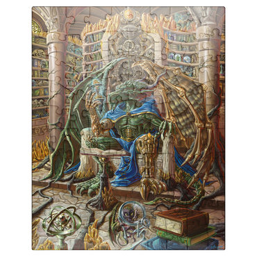 puzzleplate Kairos The Archivist Dragon - Ed Beard Jr 100 Jigsaw Puzzle