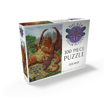 Lunch with a Toothpick Dragon - Ed Beard Jr 100 Jigsaw Puzzle box view2