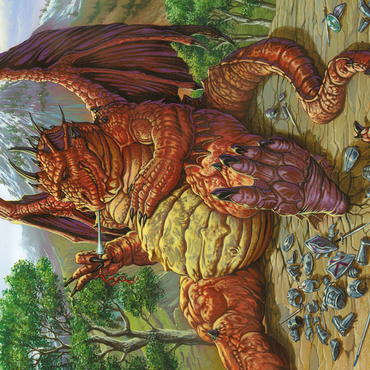 Lunch with a Toothpick Dragon - Ed Beard Jr 500 Jigsaw Puzzle 3D Modell