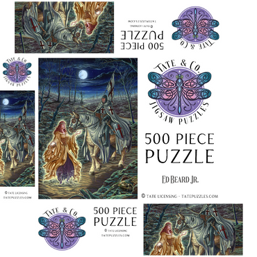 Perilous Forest Knight - Ed Beard Jr 500 Jigsaw Puzzle box 3D Modell