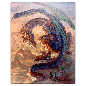 puzzleplate Bravery Misplaced Dragon - Ed Beard Jr 100 Jigsaw Puzzle