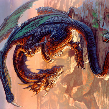 Bravery Misplaced Dragon - Ed Beard Jr 100 Jigsaw Puzzle 3D Modell