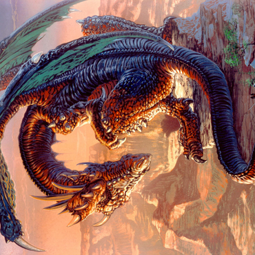 Bravery Misplaced Dragon - Ed Beard Jr 500 Jigsaw Puzzle 3D Modell