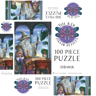 Wizard's Emissary - Ed Beard Jr 100 Jigsaw Puzzle box 3D Modell