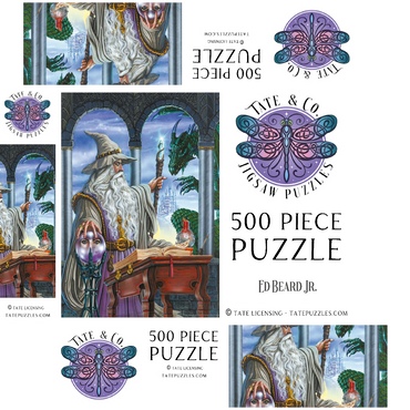 Wizard's Emissary - Ed Beard Jr 500 Jigsaw Puzzle box 3D Modell