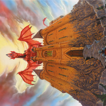 Dragon Lord's Magic Castle - Ed Beard Jr 1000 Jigsaw Puzzle 3D Modell
