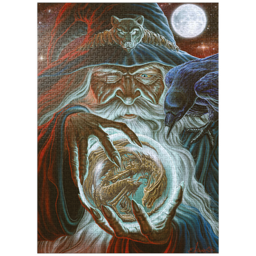 puzzleplate Dark Wizard - Ed Beard Jr 1000 Jigsaw Puzzle