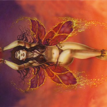 Fire Fairy Elemental - Ed Beard Jr 1000 Jigsaw Puzzle 3D Modell