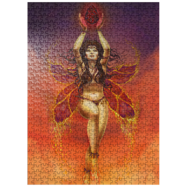 puzzleplate Fire Fairy Elemental - Ed Beard Jr 500 Jigsaw Puzzle