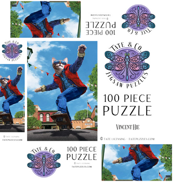Cat to The Fututre Movie Cats - Vincent Hie 100 Jigsaw Puzzle box 3D Modell