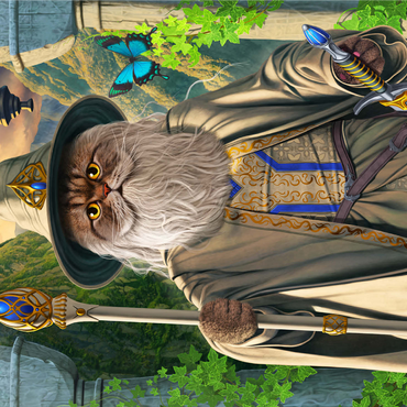 Catdalf the White Movie Cats - Vincent Hie 1000 Jigsaw Puzzle 3D Modell