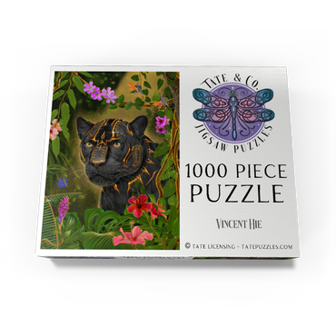 Golden Panther mystical Wildlife - Vincent Hie 1000 Jigsaw Puzzle box view3