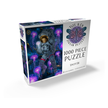 Cosmic Encounter Space Jellyfish Astronaut - Vincent Hie 1000 Jigsaw Puzzle box view2