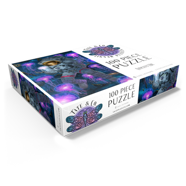 Cosmic Encounter Space Jellyfish Astronaut - Vincent Hie 100 Jigsaw Puzzle box view1