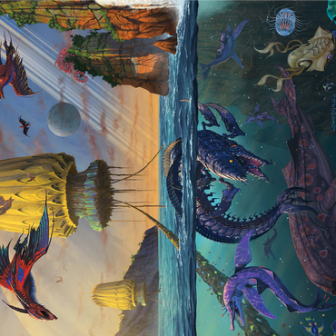 Cyris Alien World - Vincent Hie 1000 Jigsaw Puzzle 3D Modell