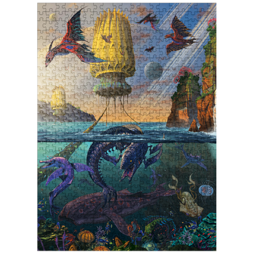 puzzleplate Cyris Alien World - Vincent Hie 500 Jigsaw Puzzle