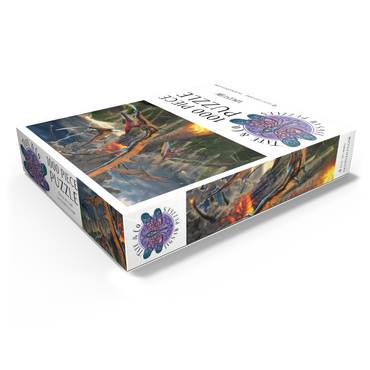 Eruption Dinosaurs - Vincent Hie 1000 Jigsaw Puzzle box view1