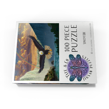 Niagara Falls Eagle - Vincent Hie 100 Jigsaw Puzzle box view3