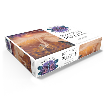 Riding the Wave Astronaut - Vincent Hie 100 Jigsaw Puzzle box view1