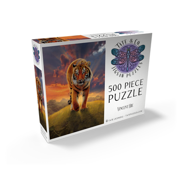 Rising Tiger - Vincent Hie 500 Jigsaw Puzzle box view2