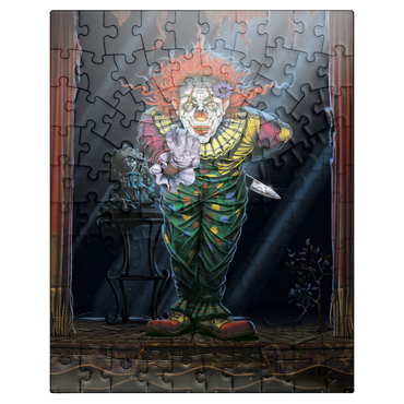 puzzleplate Surprise Horror Clown - Vincent Hie 100 Jigsaw Puzzle