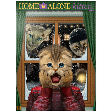 puzzleplate Home Alone Kitten Movie Cats - Vincent Hie 1000 Jigsaw Puzzle