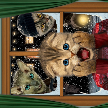 Home Alone Kitten Movie Cats - Vincent Hie 1000 Jigsaw Puzzle 3D Modell