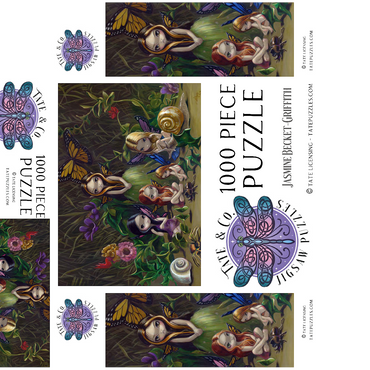 A Gathering of Fairies - Jasmine Becket-Griffith 1000 Jigsaw Puzzle box 3D Modell