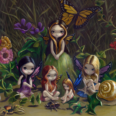 A Gathering of Fairies - Jasmine Becket-Griffith 500 Jigsaw Puzzle 3D Modell