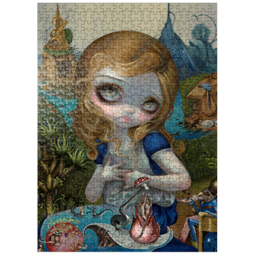 puzzleplate Alice in the Garden of Earthly Delights - Jasmine Becket-Griffith 500 Jigsaw Puzzle