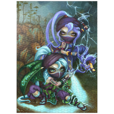 puzzleplate Ninja Dragonlings II - Jasmine Becket-Griffith 1000 Jigsaw Puzzle