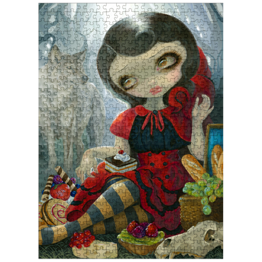puzzleplate Red Riding Hood's Picnic - Jasmine Becket-Griffith 500 Jigsaw Puzzle