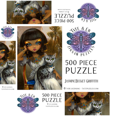 Sanura - Jasmine Becket-Griffith 500 Jigsaw Puzzle box 3D Modell