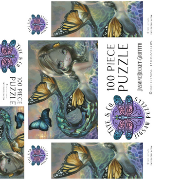 Sea Monarch Mermaid - Jasmine Becket-Griffith 100 Jigsaw Puzzle box 3D Modell