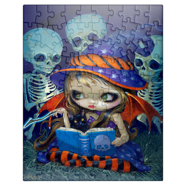 puzzleplate Skeleton Magic Halloween Fairy - Jasmine Becket-Griffith 100 Jigsaw Puzzle