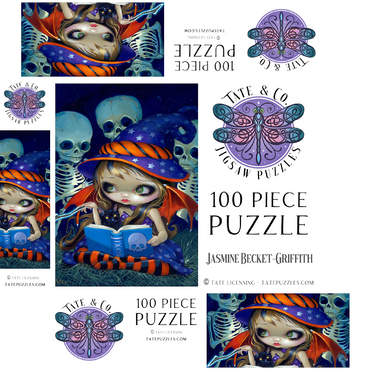 Skeleton Magic Halloween Fairy - Jasmine Becket-Griffith 100 Jigsaw Puzzle box 3D Modell