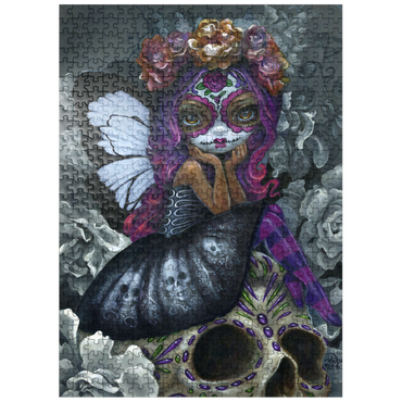 puzzleplate Day of the Dead Fairy - Jasmine Becket-Griffith 500 Jigsaw Puzzle