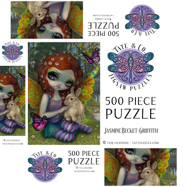 Spring Fairy - Jasmine Becket-Griffith 500 Jigsaw Puzzle box 3D Modell