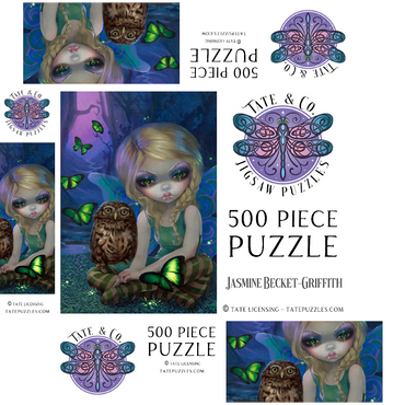 Summer Fairy - Jasmine Becket-Griffith 500 Jigsaw Puzzle box 3D Modell