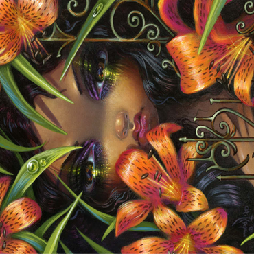 The Language of Flowers 5 - Jasmine Becket-Griffith 100 Jigsaw Puzzle 3D Modell