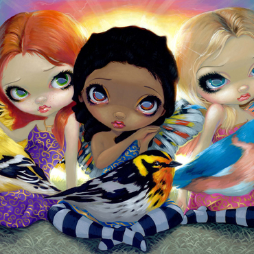 Three Little Birds - Jasmine Becket-Griffith 500 Jigsaw Puzzle 3D Modell