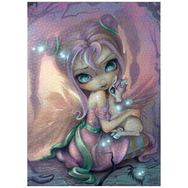 puzzleplate Unicorn Sunset Fairy - Jasmine Becket-Griffith 1000 Jigsaw Puzzle