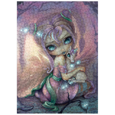 puzzleplate Unicorn Sunset Fairy - Jasmine Becket-Griffith 500 Jigsaw Puzzle