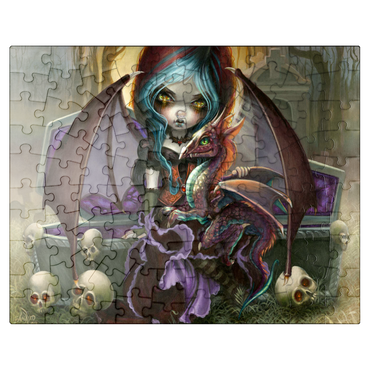 puzzleplate Vampire Dragonling - Jasmine Becket-Griffith 100 Jigsaw Puzzle