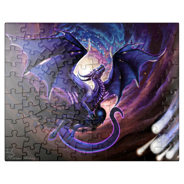 puzzleplate Dark Star Dragon - Carla Morrow 100 Jigsaw Puzzle