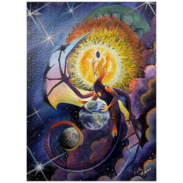 puzzleplate All that Is Dragon - Carla Morrow 1000 Jigsaw Puzzle