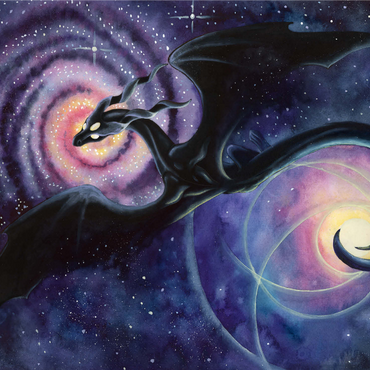 Mistress of Infinity Dragon - Carla Morrow 1000 Jigsaw Puzzle 3D Modell